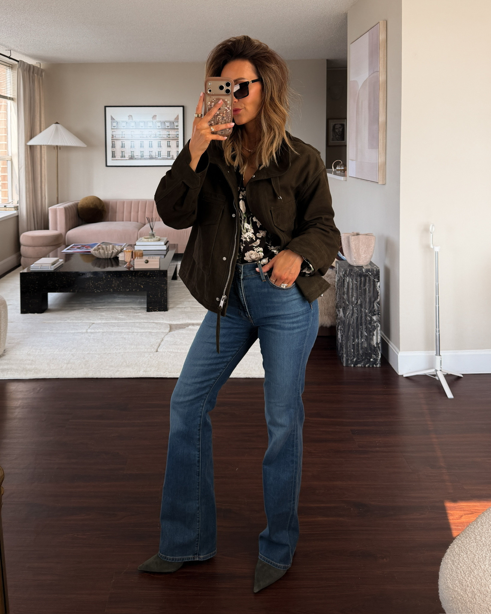 One of my favorite fall looks so far!! Everything is included on the Nsale except for the pumps! My jacket is fully stocked again!