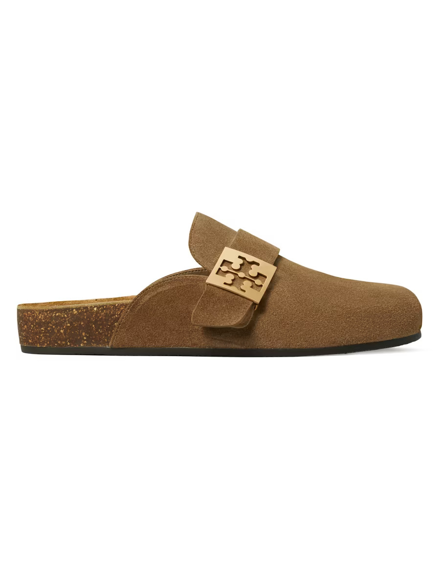Tory Burch Mellow Suede Mules | Saks Fifth Avenue | Saks Fifth Avenue