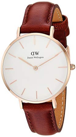 Daniel Wellington Classic Petite St Mawes in White 32mm | Amazon (US)