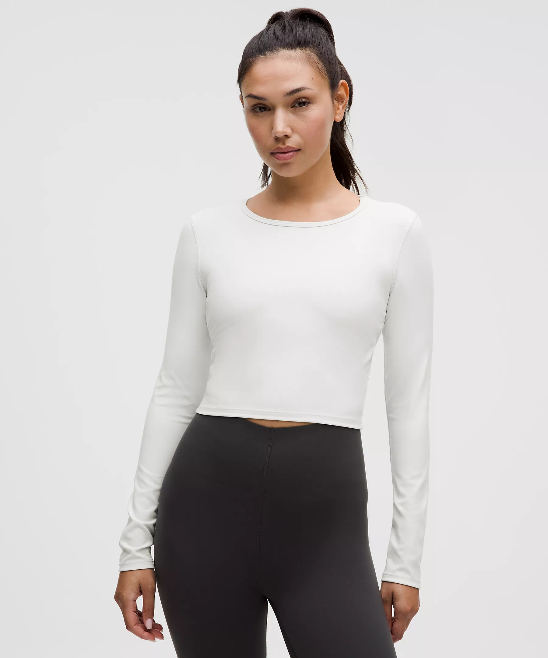 Wunder Train Cropped Long-Sleeve Shirt | Lululemon (US)