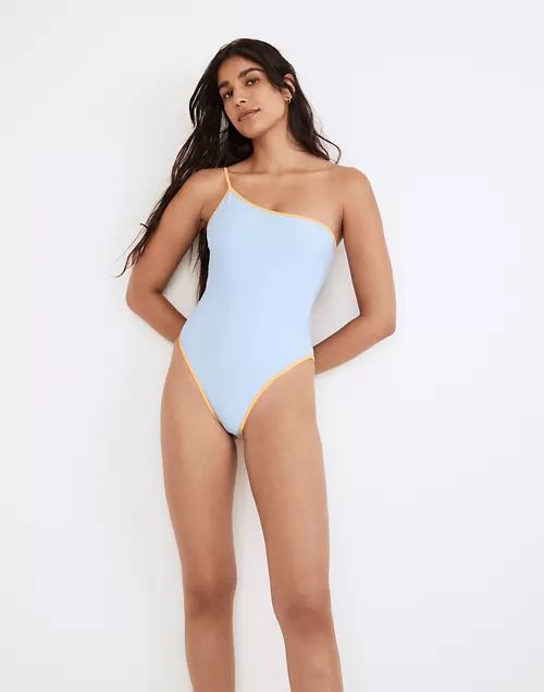 Madewell x OOKIOH Newport One-Piece Swimsuit in Colorblock | Madewell
