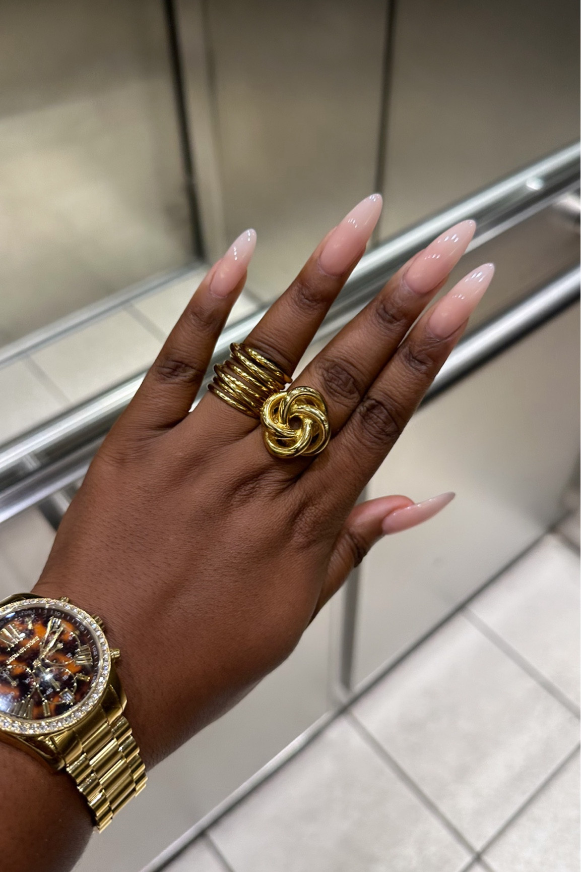 Shein is my go to for gold stainless steel statement rings.

#LTKstyletip