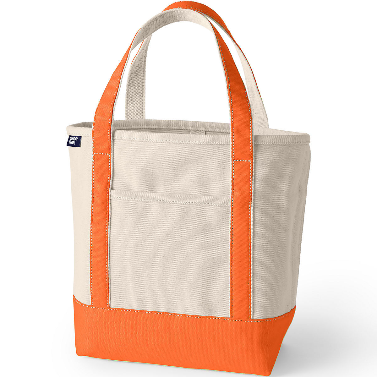 Medium Natural 5 Pocket Open Top Canvas Tote Bag | Lands' End (US)