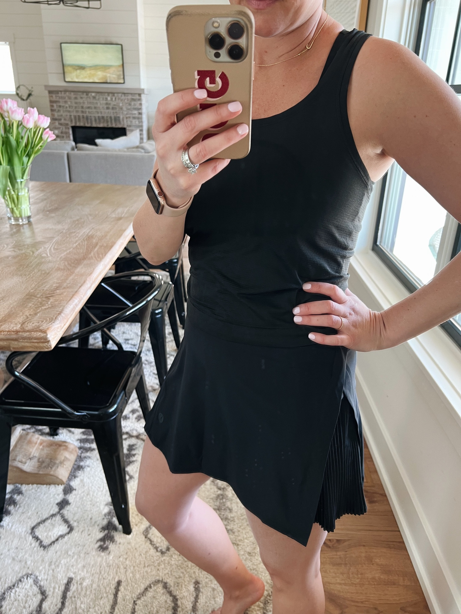 Tank true to size, 6
Skirt true to size, 6