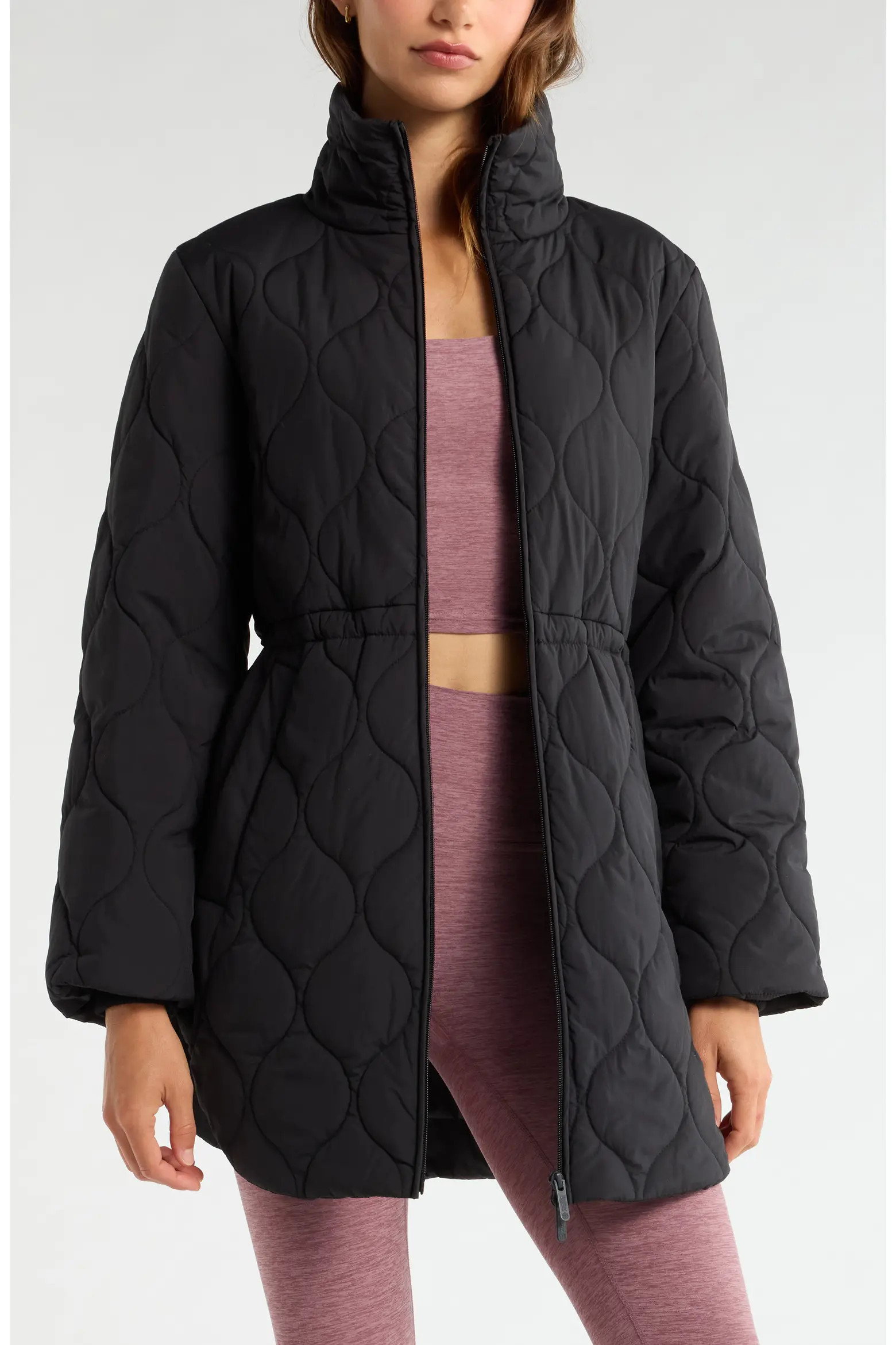 Skyline Longline Quilted Jacket (Women) | Nordstrom | Nordstrom