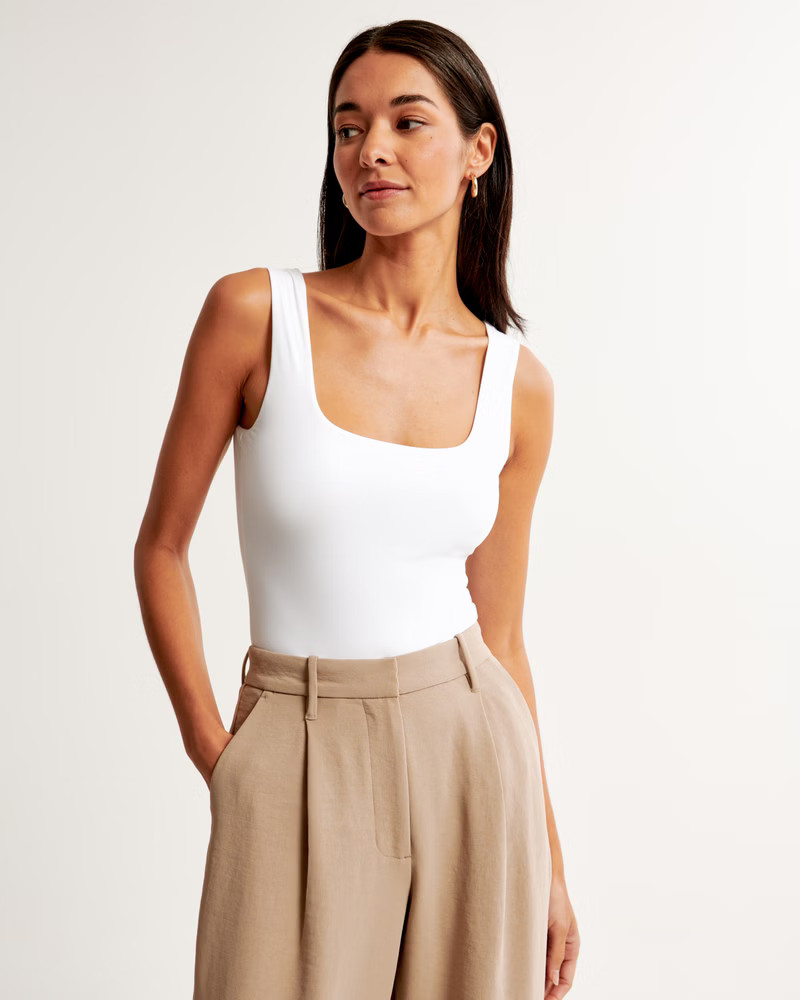 Soft Matte Seamless Squareneck Top | Abercrombie & Fitch (US)