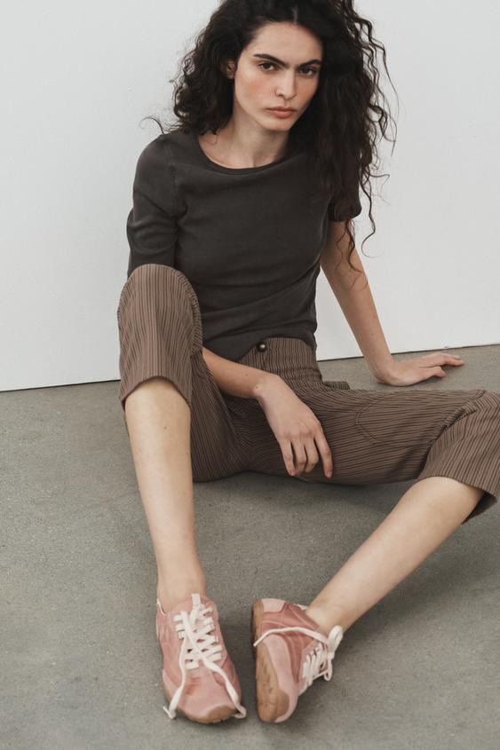 SOFT CONTRAST SNEAKERS | Zara UK