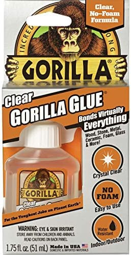 Gorilla Clear Glue, 1.75 ounce Bottle, Clear (Pack of 1) (4500104) | Amazon (US)
