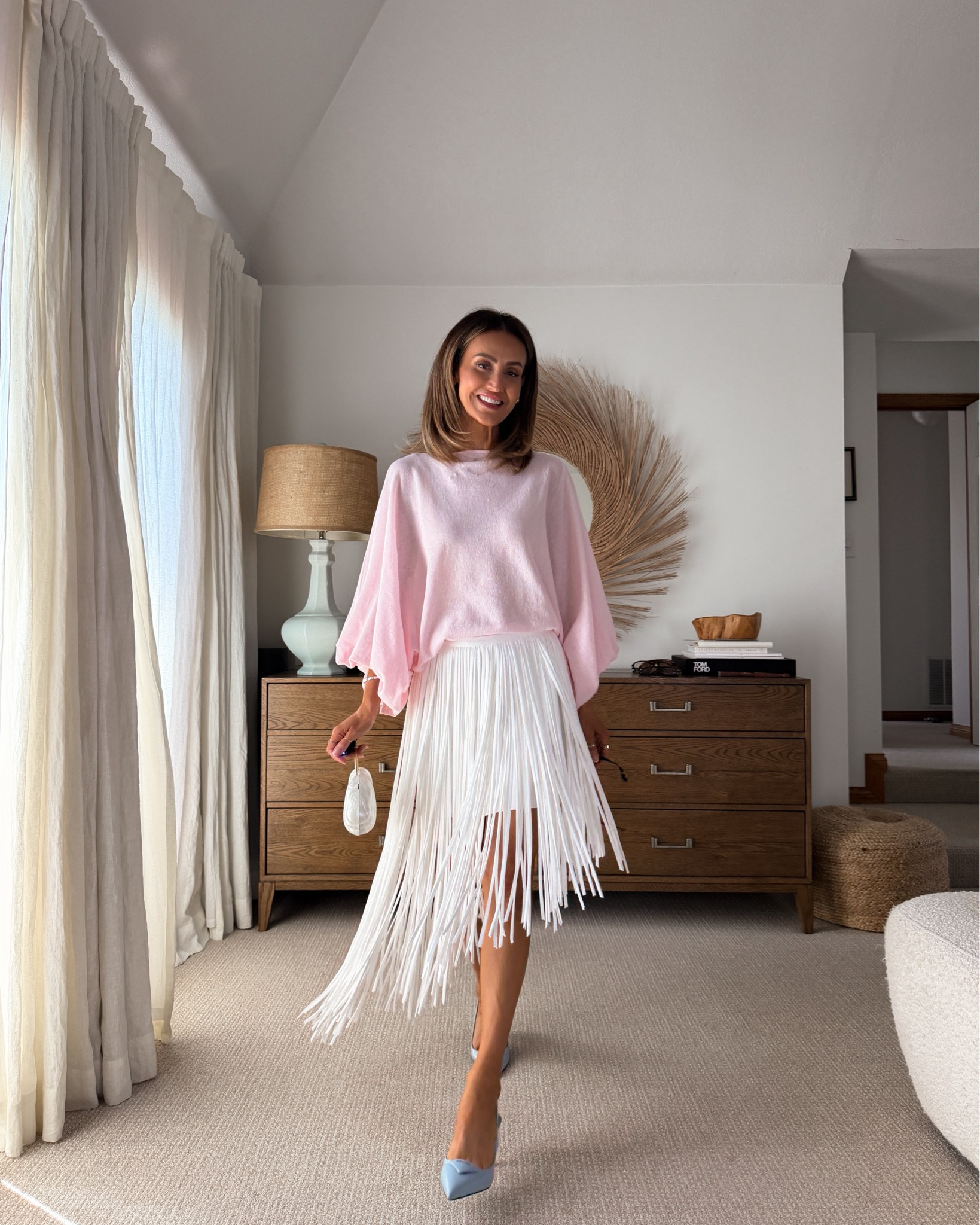 The coolest fringe skirt easy to pair with a sweater or tee and denim jacket for a more sporty vibe!

#LTKootd #LTKOver40 #LTKSeasonal