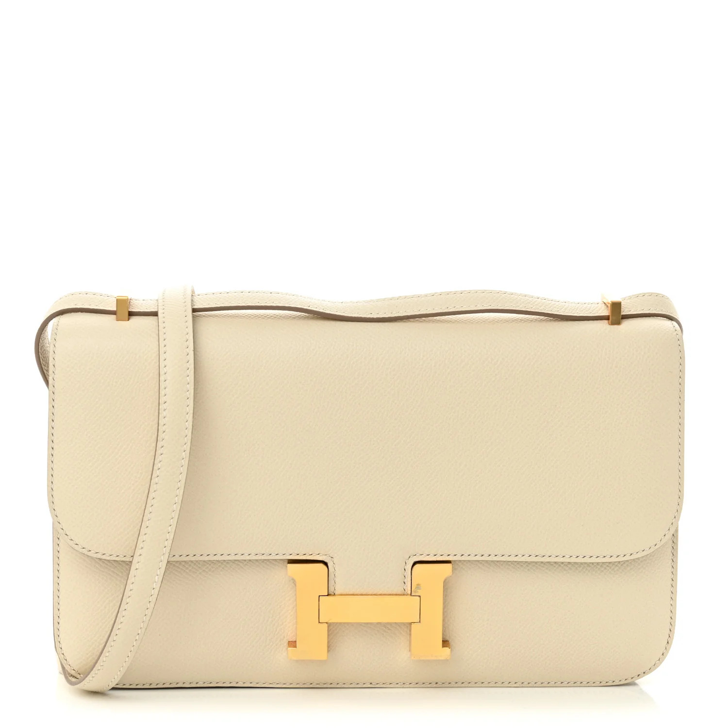 Epsom Horseshoe Constance Elan 25 Craie | FASHIONPHILE (US)