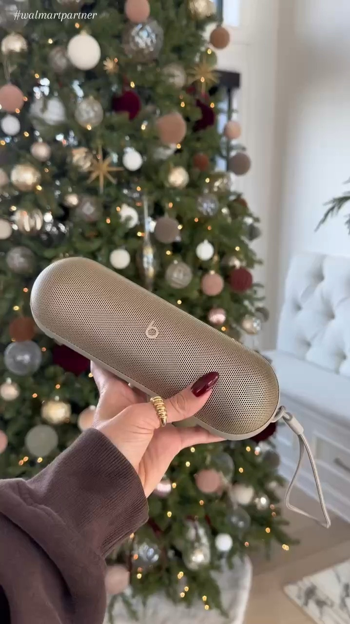 Family/teen/kids gift idea!! Our whole family loves this wireless & waterproof Beats speaker ✨ #WalmartPartner @Walmart @beatsbydre

My kids love running around the house with this, dancing and listening to music. I love that it has a strap that makes it easy to carry! My favorite part is being able to have it bluetooth connected to my iPhone - I can answer calls hands free and play music while getting ready 🙌🏼

Teen gift idea, kids gift idea, family gift idea, kids gift guide, teen girl gift, teen boy gift, tween gift, Walmart finds, Christmas gift, Christine Andrew 

#LTKHoliday #LTKWatchNow #LTKGiftGuide