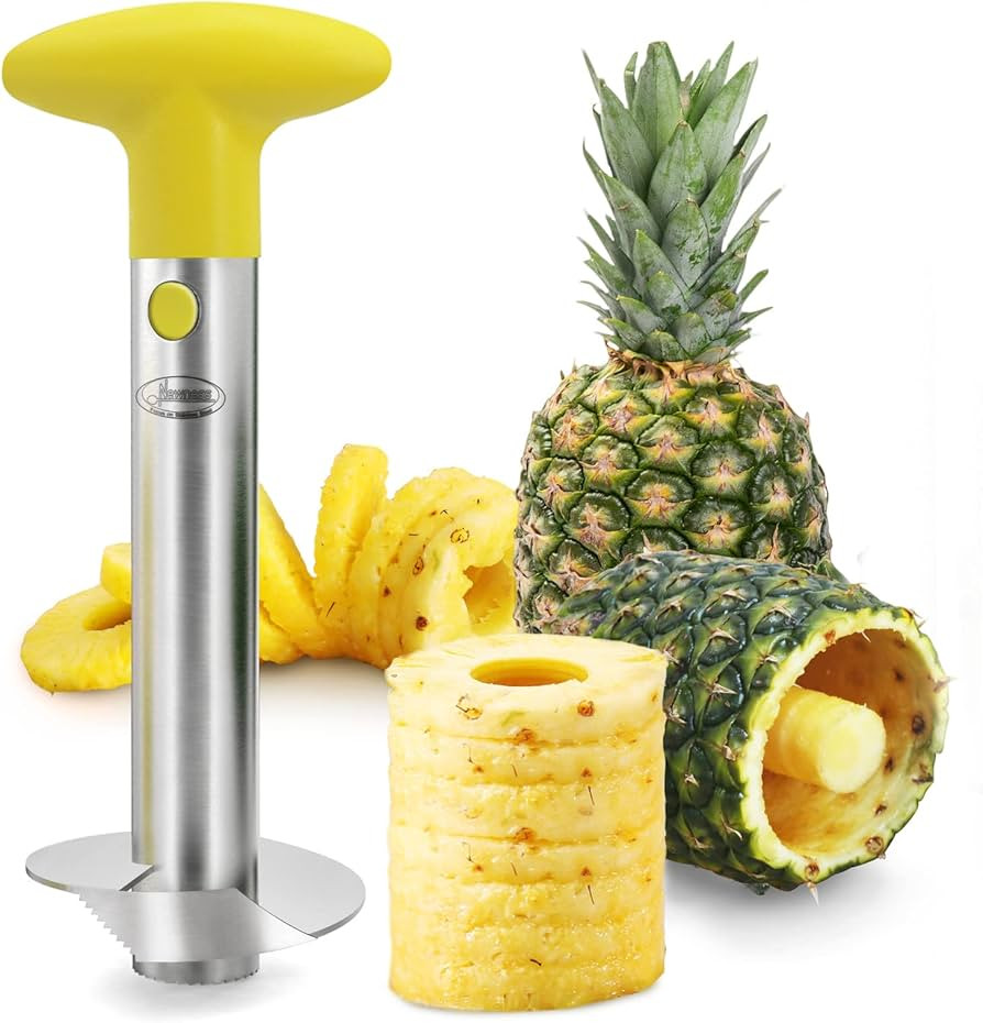 Pineapple Corer, [Upgraded, Reinforced, Thicker Blade] Newness Premium Pineapple Corer Remover, S... | Amazon (US)