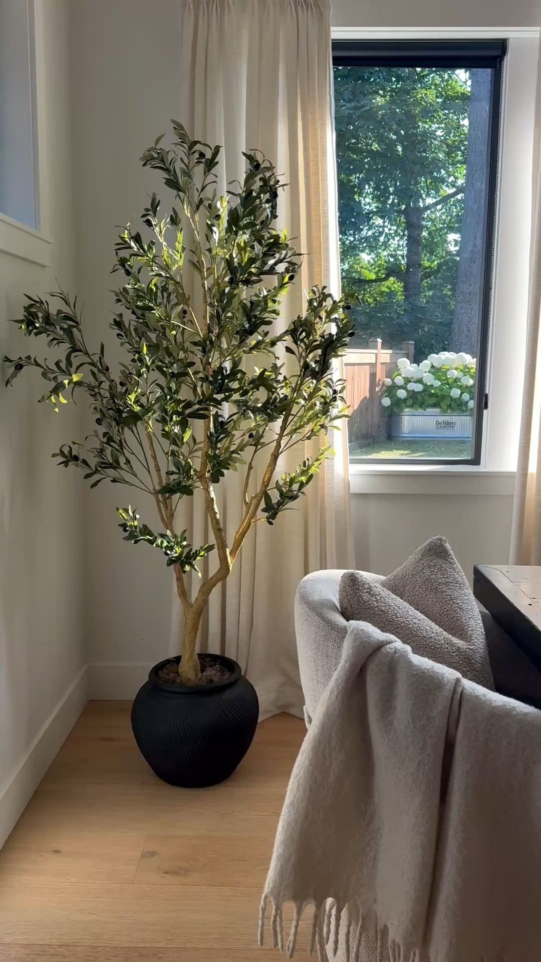 LYERSE Olive Tree, artificial olive tree for styling spaces in your home. Home decor on a budget, finding affordable Canada home finds for less.

#LTKcanada