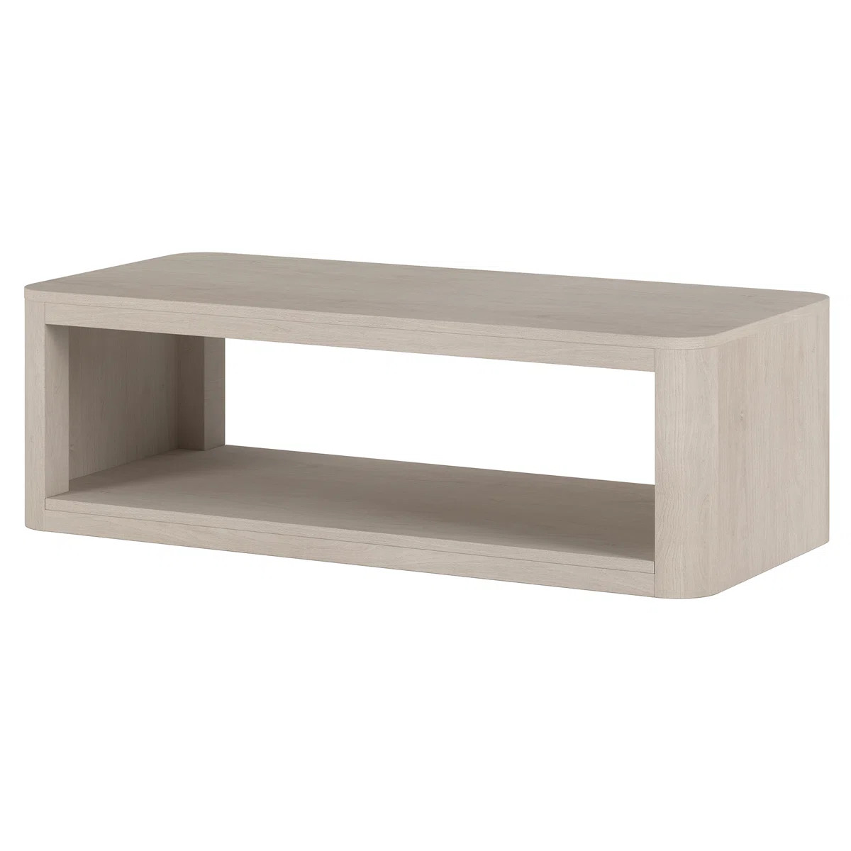 Kellan 47" Wide Rectangular Coffee Table in Grain | Wayfair North America