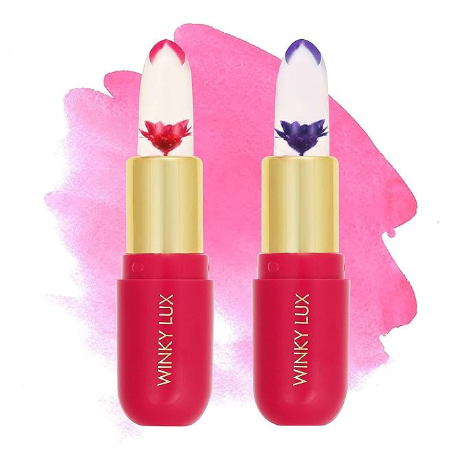Winky Lux Flower Balm, pH Color Changing Lipstick and Tinted Lip Balm, Vegan & Cruelty Free, Hydr... | Amazon (US)