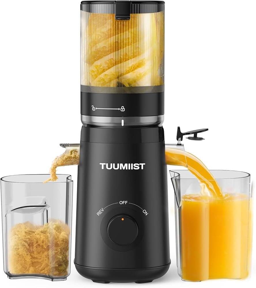 Juicer Machines, TUUMIIST Cold Press Juicer with 5.3" Extra Large Feed Chute Fit Whole Fruits & V... | Amazon (US)