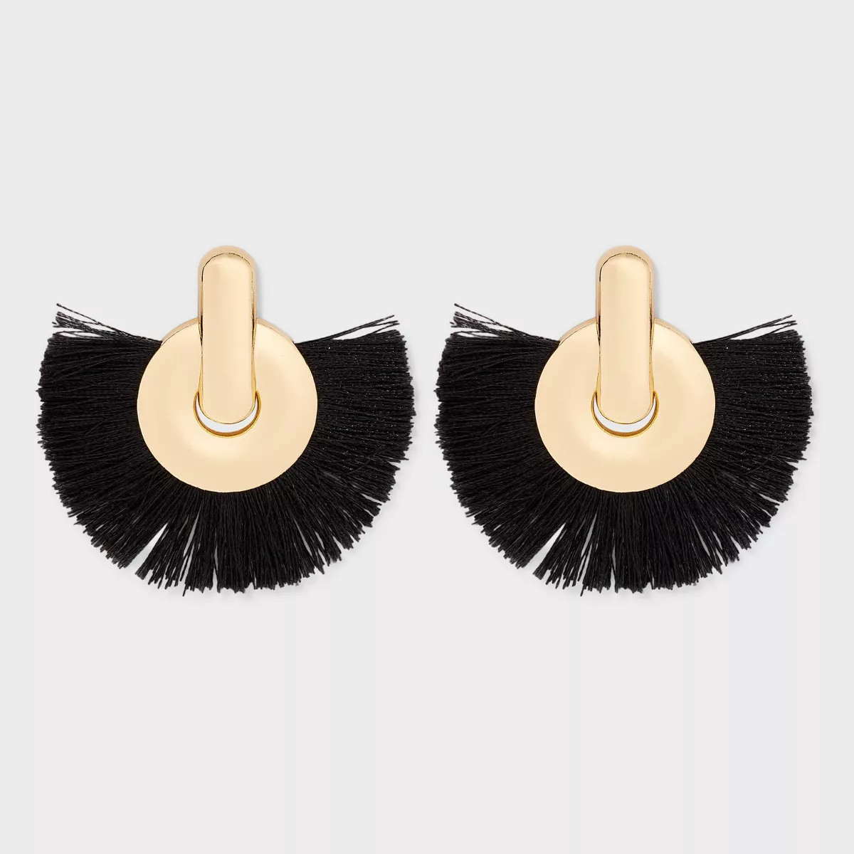 SUGARFIX by BaubleBar Threaded Statement Earrings - Black | Target