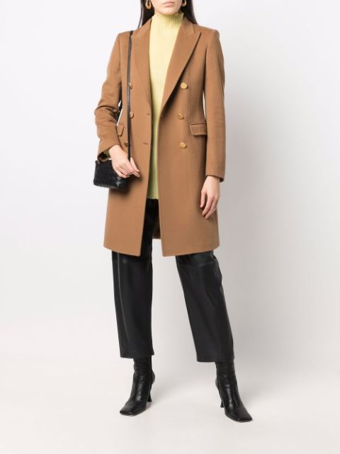 double-breasted coat | Farfetch (US)