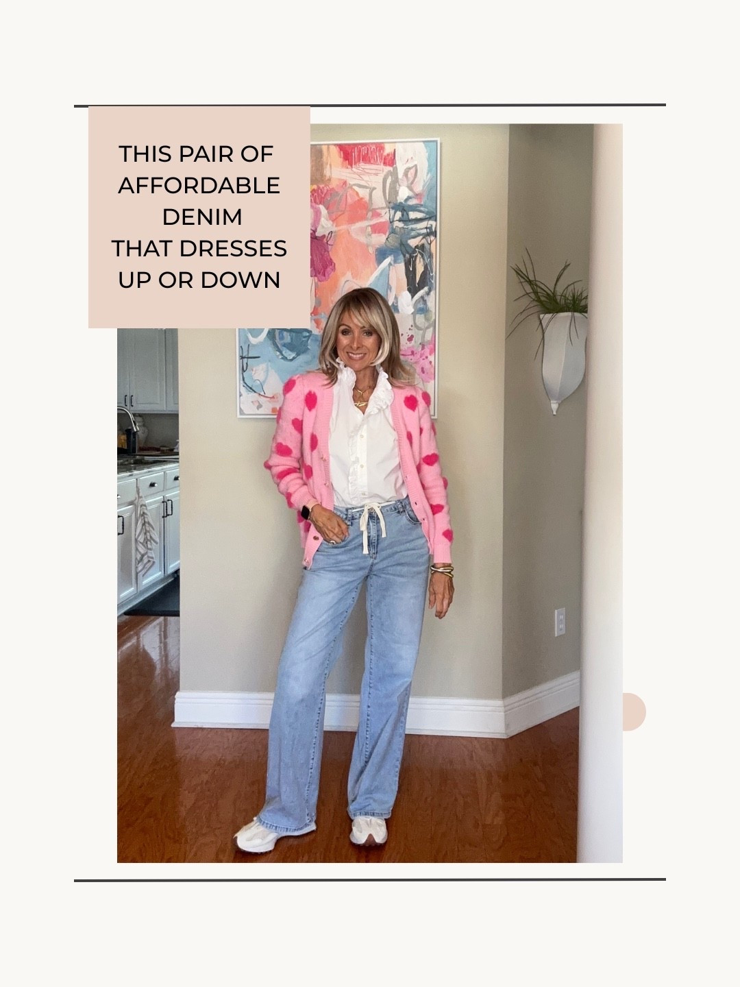 These jeans are comfortable and work with sneakers or heels. They run TTS

#LTKootd #LTKOver40