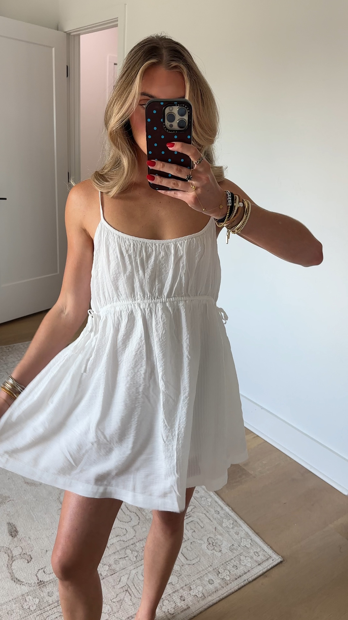 @abercrombie size xs Ruched Channeled Skort

Flowy mini skort in our light and airy seersucker fabric. Featuring adjustable channeling, a scoop neckline and built-in shorts for added convenience

#LTKootd #LTKSaleAlert #LTKdayinmylife