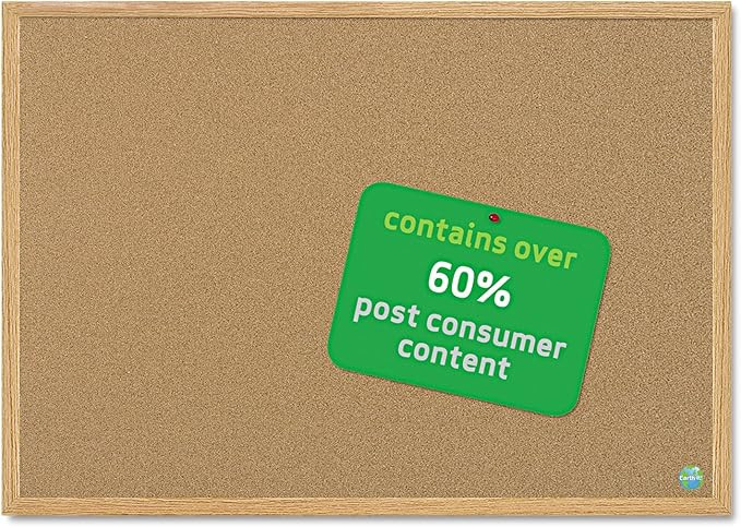 MasterVision SB1420001233 Earth Cork Board, 48 x 72, Wood Frame | Amazon (US)
