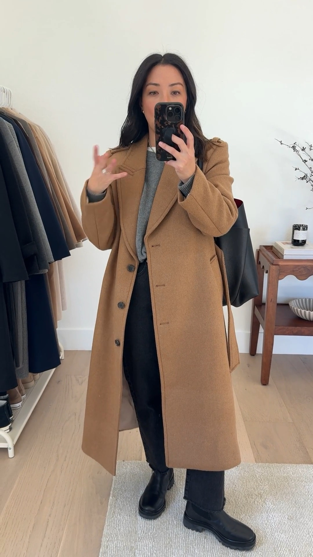 Lug sole boot outfit ideas. How to wear winter boots. These are a great lug sole option. Not overly bulky. 

J.Crew wool coat xs (old)
Aritzia Cashmere sweater xs
Everlane tee medium
Madewell 90's jeans, cut hems 25. Old
Mansur Gavriel tote
Reformation lug sole boots 5.5
YSL sunglasses

#LTKPetite #LTKSeasonal