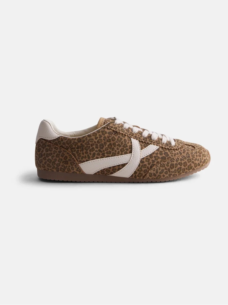 Scenario Women's Lace Up Low Profile Sneakers | Walmart (US)