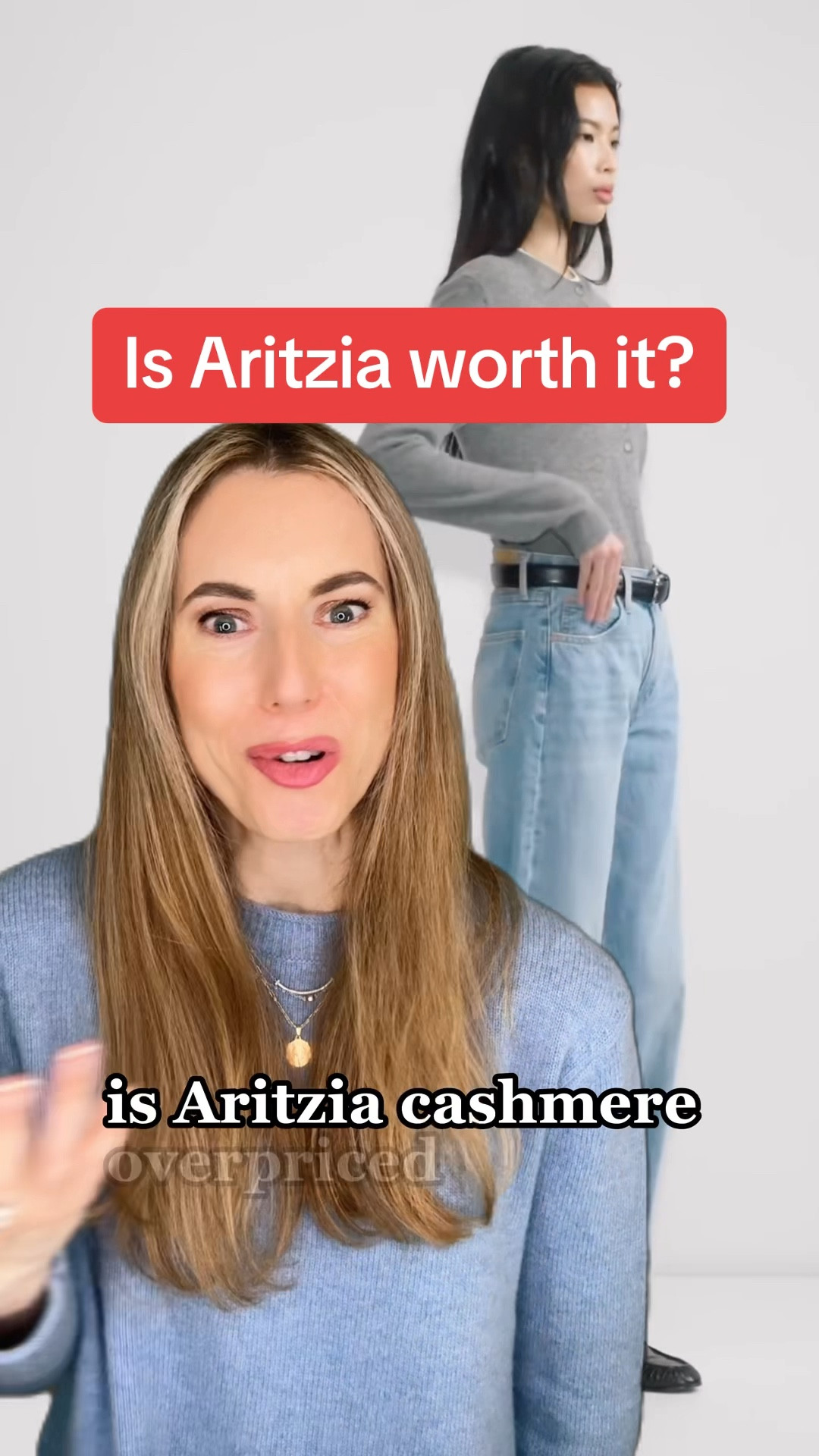 Aritzia uses Grade A cashmere, which means the filaments are fine, creating a soft hand feel. But the sweaters have significant fluff on the surface, so they’re more likely to pill than smooth sweaters. At any price, there’s a tradeoff in quality.

Aritzia’s sweaters have neat construction – nothing’s pulling, the seams lie flat, and the techniques express the design well.

Compared to other sweaters in similar prices, I think Aritzia offers a fair value, and they offer styles similar to what you’d find from high end brands. I do wish they’d offer more colors, but it’s probably more efficient for them to offer a focused range.

Styles shown:
Aritzia
bare cashmere crew cardigan, $168 (heather dark grey)
cashmere relaxed crew sweater, $178 (nightshade blue)

Everlane
The Classic Cardigan in Cashmere, $178

Lisa Yang
The Mila Sweater, $620 (iris melange)
Sony Cashmere Drop-Shoulder Crewneck Sweater, $710 (rose pink)

Quince
Mongolian Cashmere Cardigan Sweater, $80
Mongolian Cashmere Crewneck Sweater, $50

#LTKVideo #LTKStyleTip #LTKSeasonal
