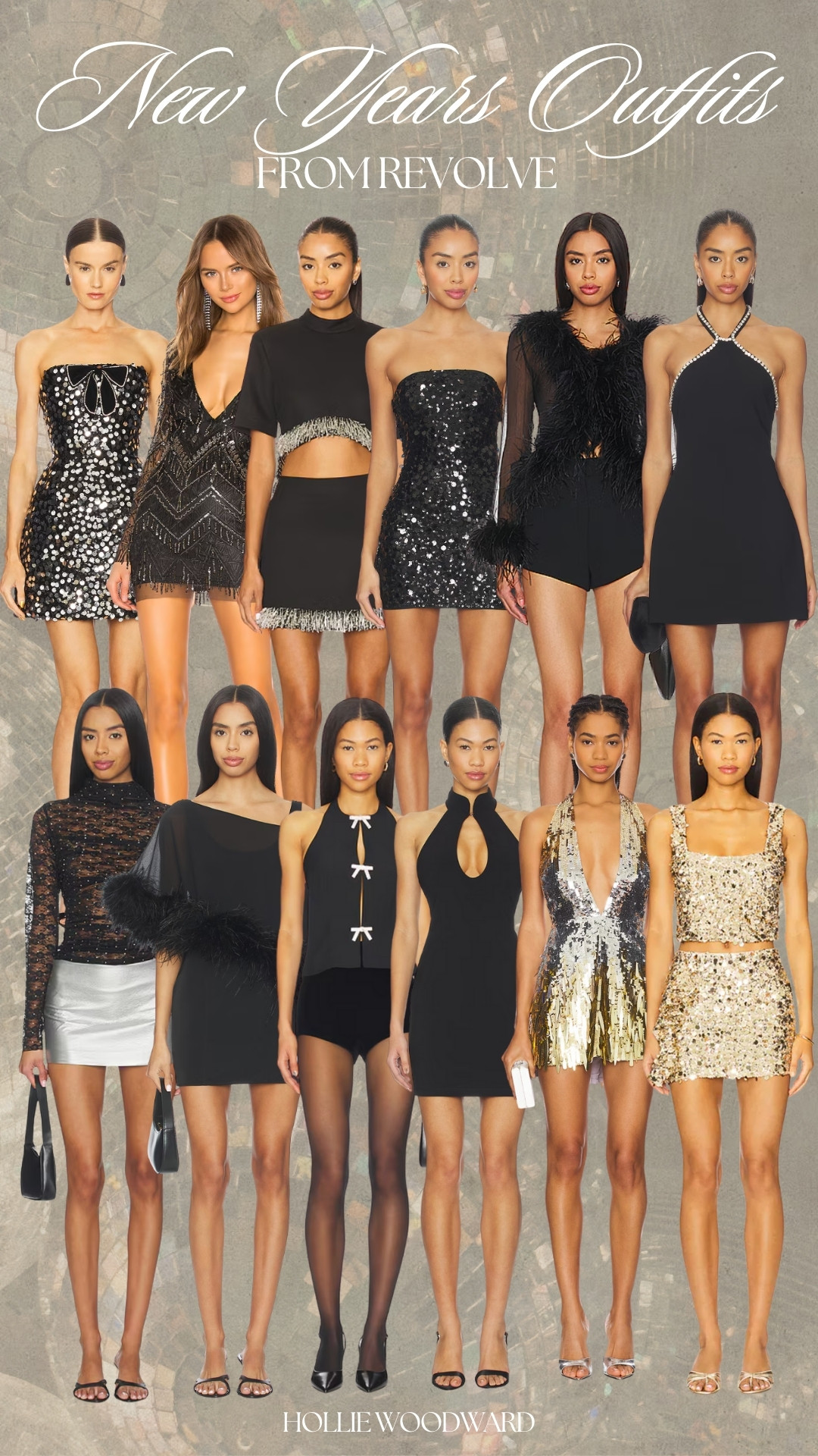 NYE dresses from revolve 🪩✨🖤 

 #LTKHoliday