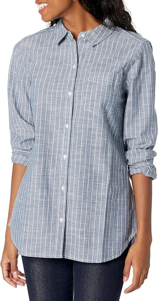 Washed Cotton Boyfriend Tunic  | Amazon (US)