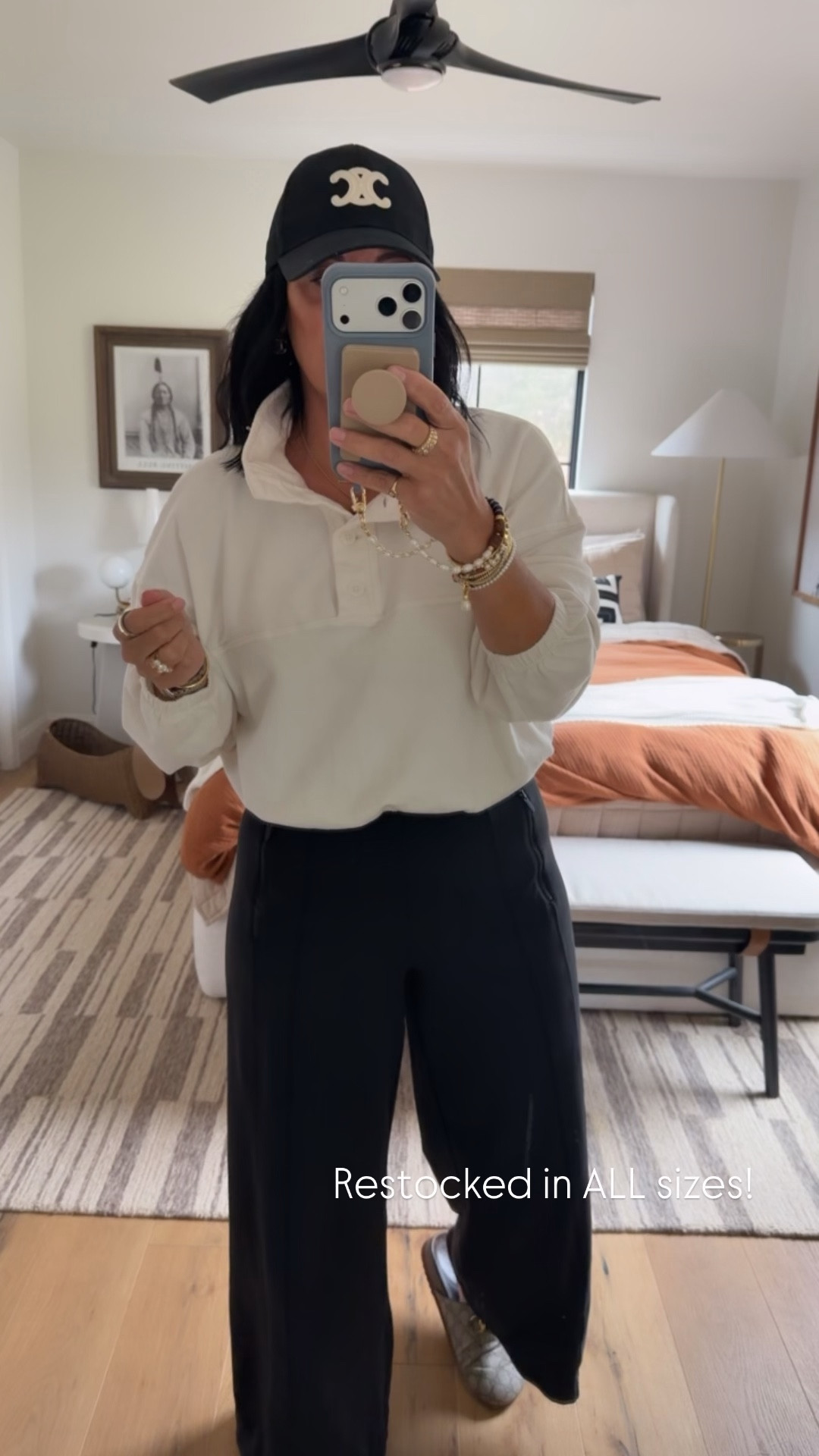 Pants size medium (I’m a size 8/10), top size large, shoes fit tts. 

#LTKSaleAlert #LTKootd #LTKOver40