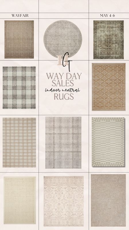 Some of the rugs I own & love from Wayfair + some solid ones I’d pick 🤎 just ordered a few from the Way Day sales! 

Decor / cozy home / neutrals / plaid print / checker print / Holley Gabrielle / home finds 

#LTKstyletip #LTKsalealert #LTKhome