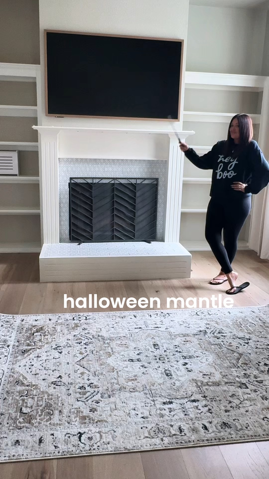 this year’s halloween mantle might be my favorite one yet 👻🖤 my inspo started with the bat garland (the bow in the center is actually shaped like a bat!) and then i ran with the theme. bows, bats, butterflies + witches all came together for the chic spooky vibe i was going for. first mantle in the new house and i’m obsessed with how it turned out.

save this for your halloween inspo + share it with your spooky bestie 🎃🖤

#halloweenmantle #halloweendecor #spookyseason #halloweeninspo


#LTKSaleAlert #LTKHome #LTKSeasonal