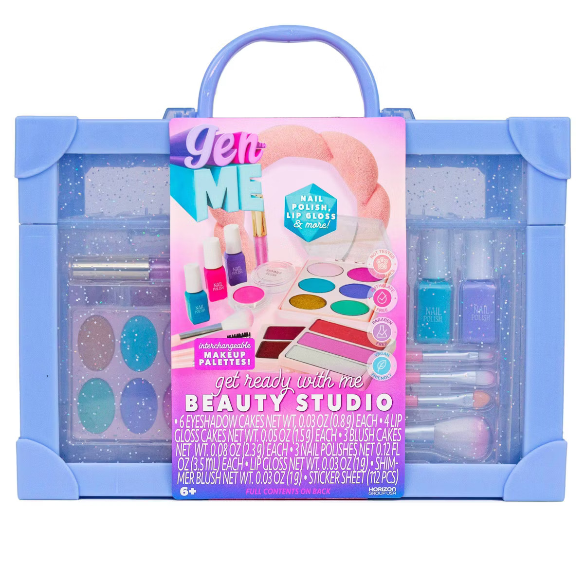 GenMe Get Ready with Me Beauty Studio: Craft Kit for Creative Thinking with Storage Case, 30 Piec... | Target