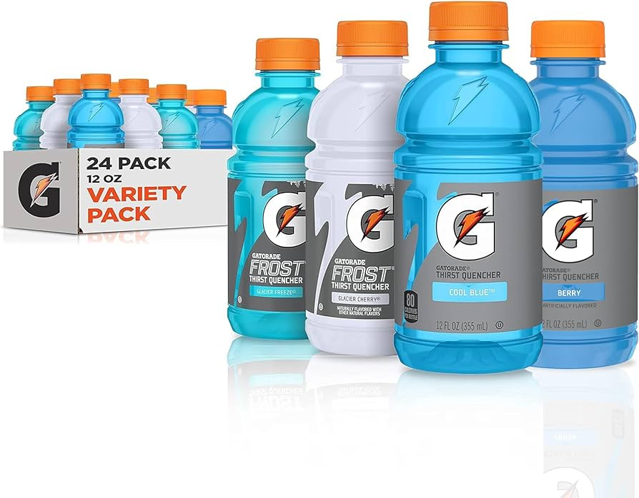 Gatorade Frost Thirst Quencher, Variety Pack 2.0, 12 Fl Oz (Pack of 24) | Amazon (US)