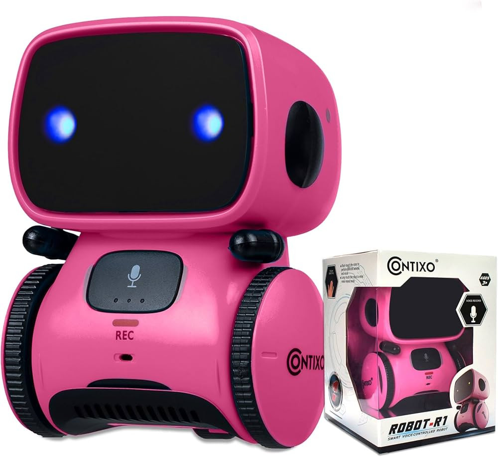 Contixo R1 Smart Robot Toy for Kids - Voice Control Talking Dancing Learning Educational Toy - In... | Amazon (US)