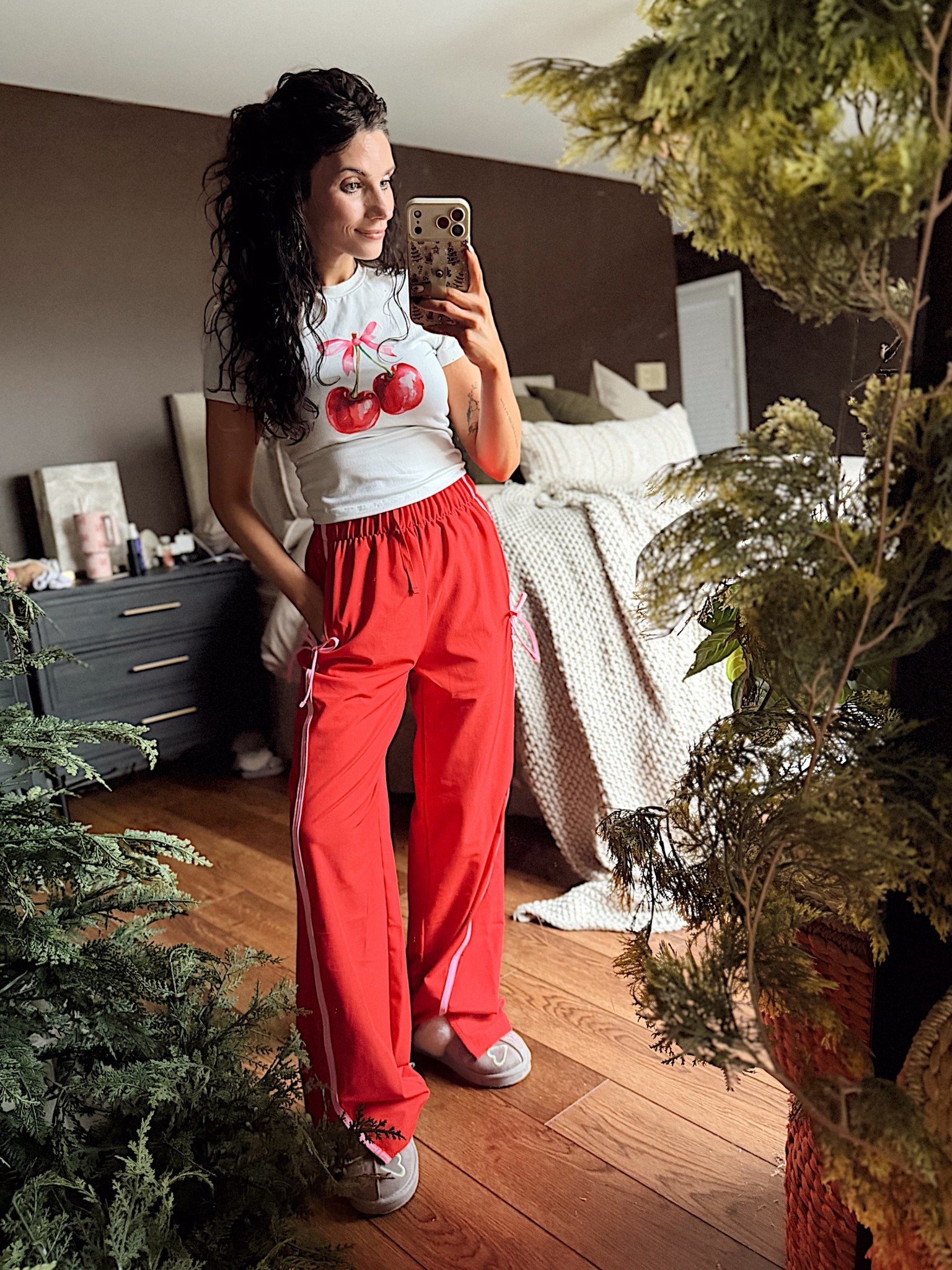 Phew got everything done on my list! Had to do a quick wardrobe change before heading to my book club meeting. While Christmas stocking stuffer shopping I couldn’t get over how cute the stuff was @target! I may have walked away with a few items but I went back and ordered more online like these viral track pants! Like how perfect would these be for Valentine’s Day?! Wearing a size XS for reference . 

#LTKPetite #LTKFindsUnder50 #LTKootd