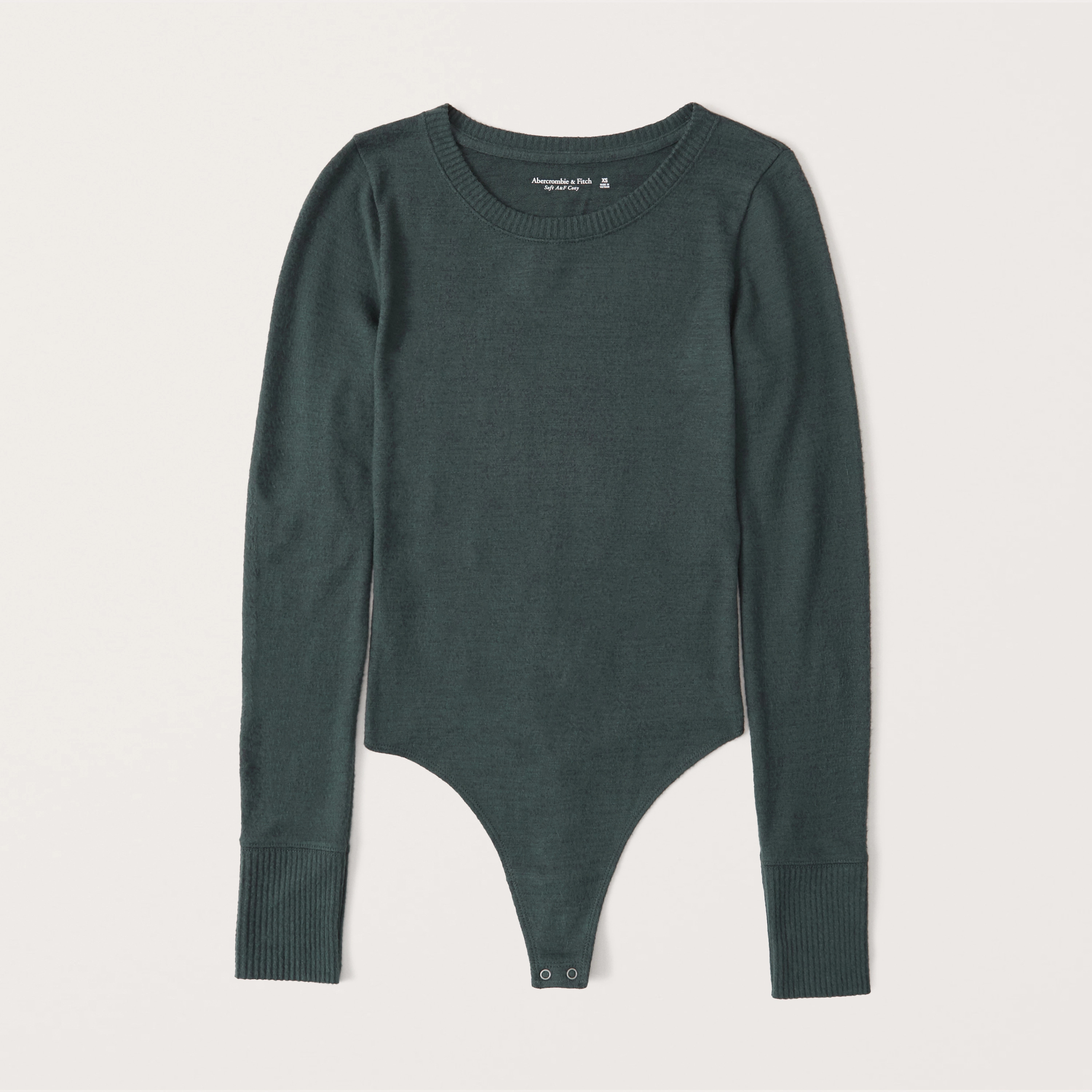 Cozy Long-Sleeve Bodysuit | Abercrombie & Fitch (US)
