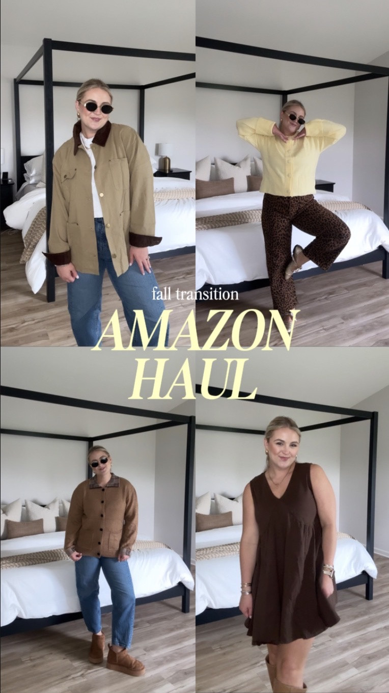 Amazon haul, fall outfits, cardigan, jacket