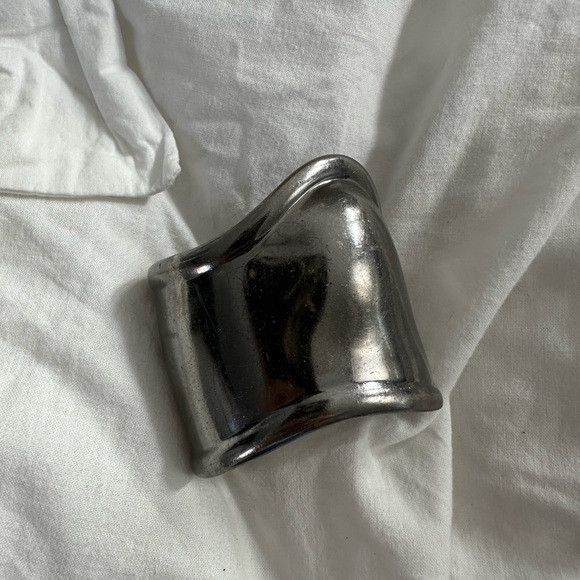 Tiffany & Co Elsa Peretti Bone Cuff in Ruthenium | Poshmark