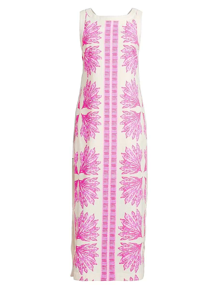 Women's Eleanora Maxi Shift Romper - Pink Bliss - Size 0 | Saks Fifth Avenue