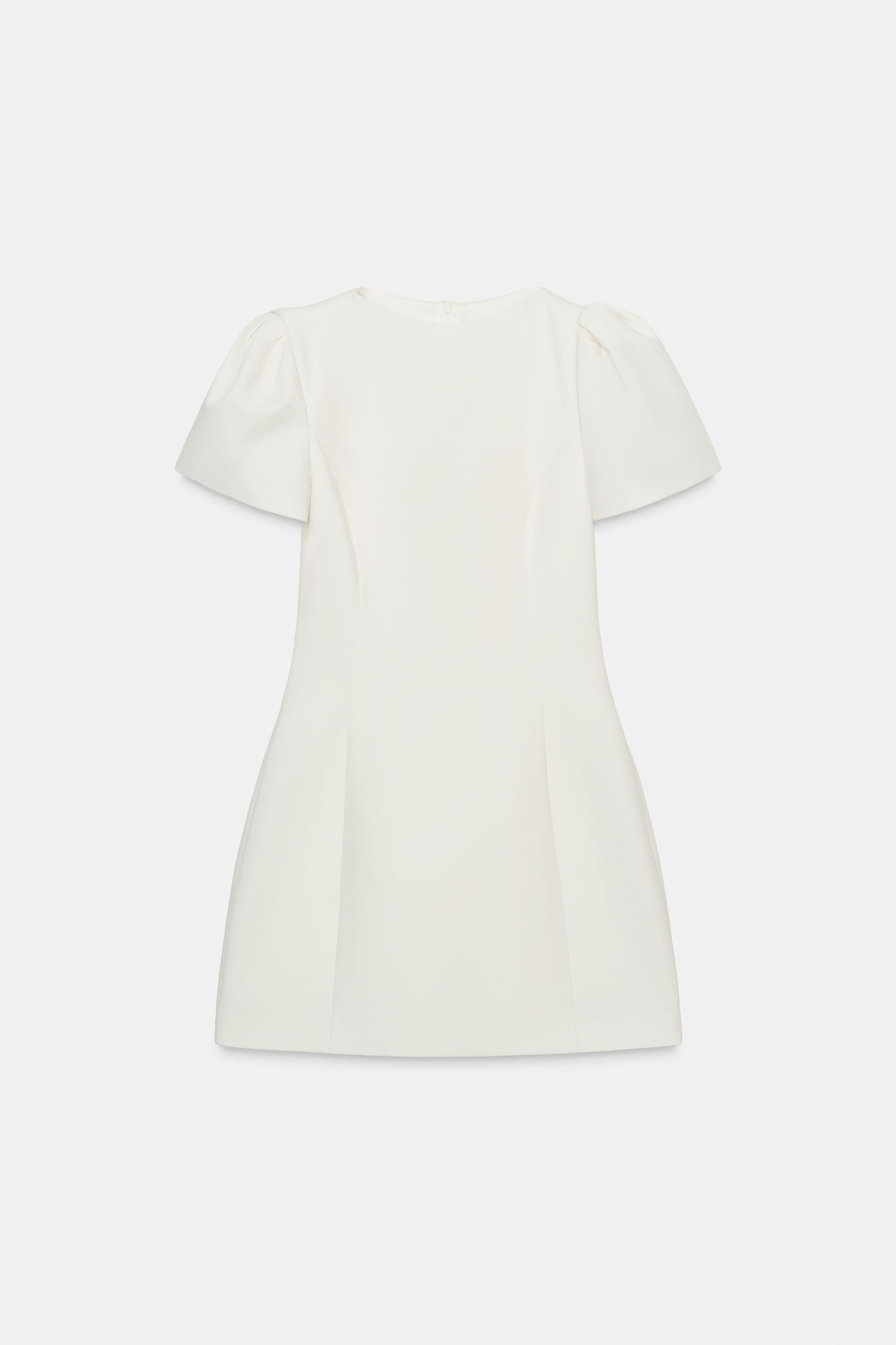 PLEATED SHORT DRESS WITH POCKETS | Zara UK