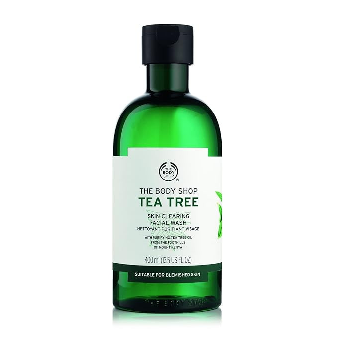 The Body Shop Tea Tree Skin Clearing Facial Wash, 13.5 Fl Oz (Vegan) | Amazon (US)
