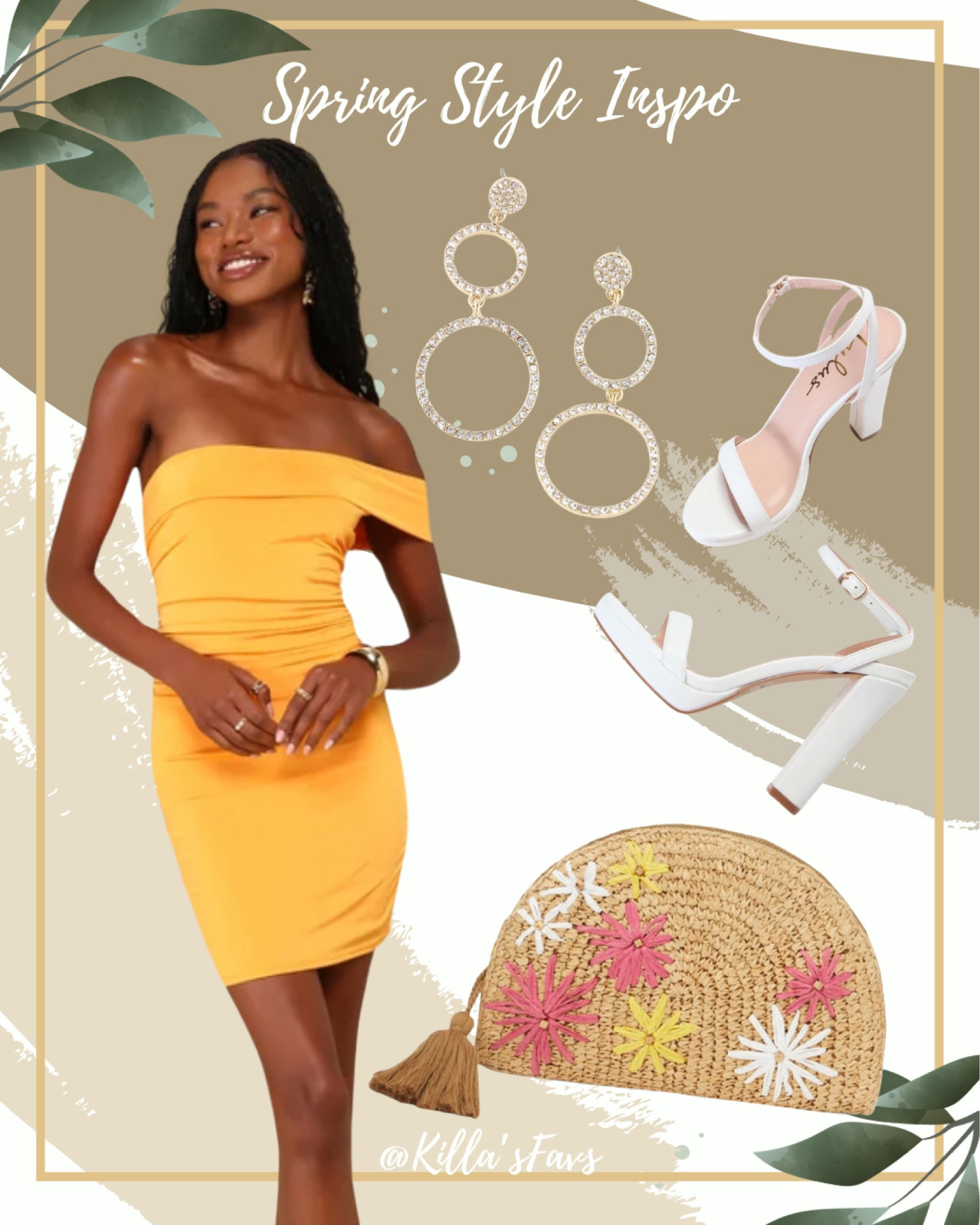 A fun, bright dress for any spring or summer occasion! The color and the single shoulder make this a show-stopper for any event! 💛

#spring #springevent #springformal #dress #springdress #accessories 

#LTKstyletip #LTKparties #LTKitbag