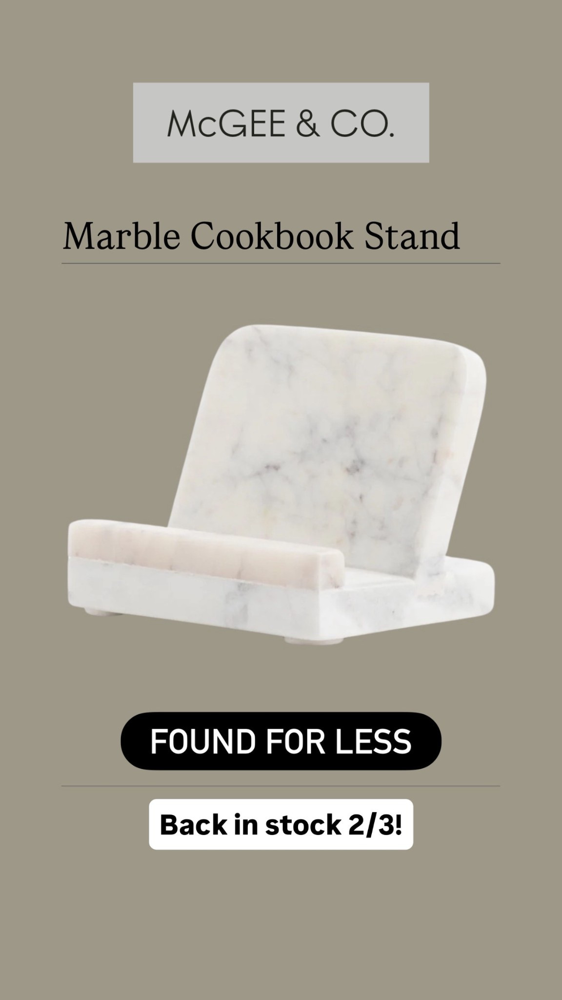 McGee & Co marble cookbook stand | kitchen decor | home decor | scout & nimble

#LTKHome #LTKFindsUnder100 #LTKSaleAlert