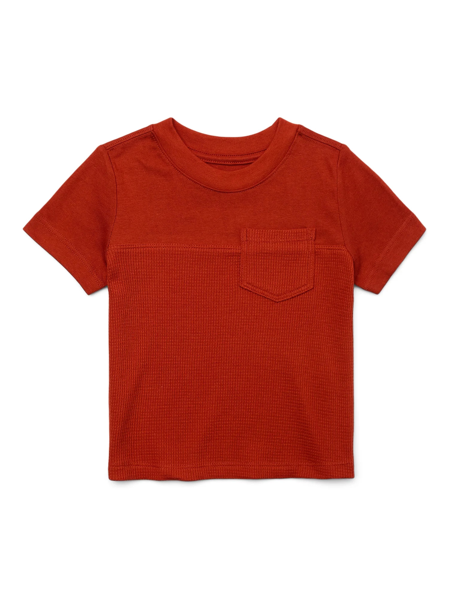 Wonder Nation Toddler Boys Short Sleeve Pocket Tee, Sizes 12M-5T - Walmart.com | Walmart (US)