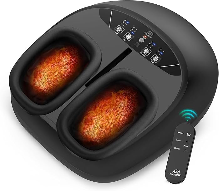 Snailax Foot Massager with Heat Compression Vibration Shiatsu Feet Massager for Plantar Fasciitis... | Amazon (US)