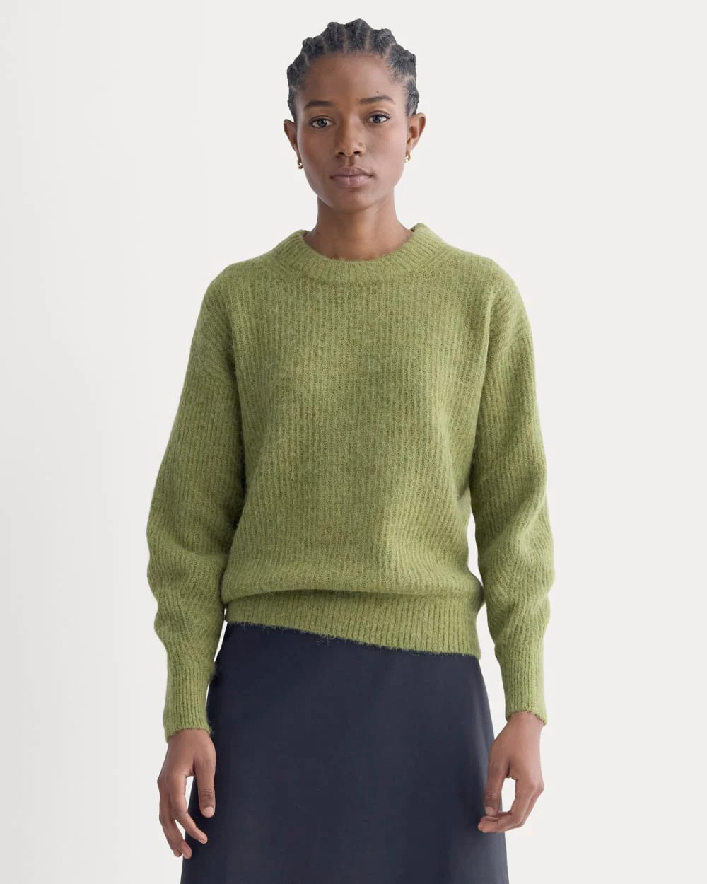 The Cocoon Crew in Alpaca | Moss | Everlane