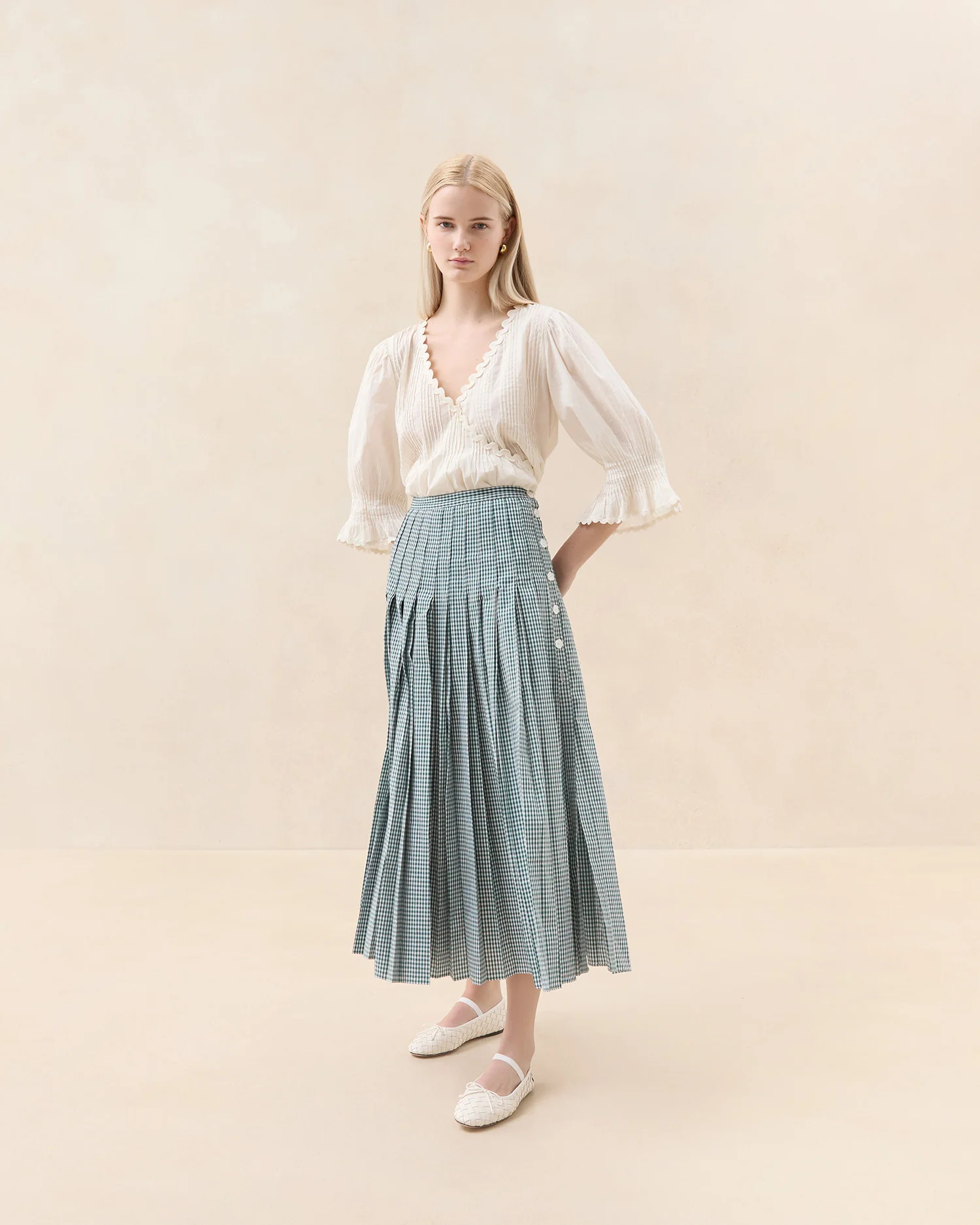 Emlyn Pleated Skirt | Loeffler Randall