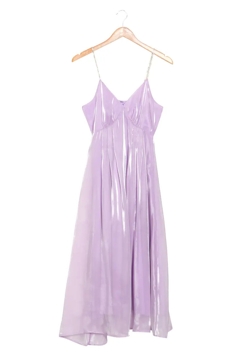 Raga Violet Metallic Midi Dress | Nordstromrack | Nordstrom Rack